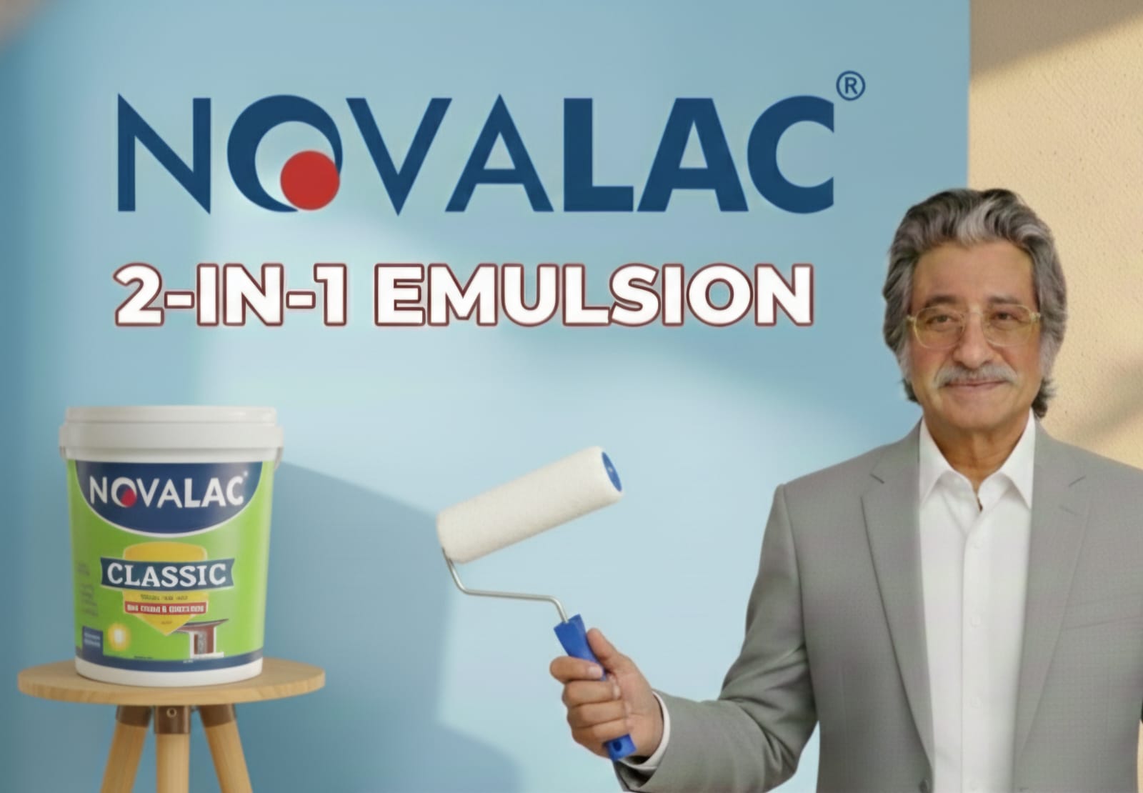 Shakti Kapoor with 2-in-1 Emulsion